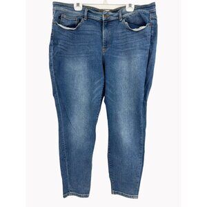 Judy Blue Slim Fit Plus Size Womens Jeans 22W Light Wash Stretch Denim